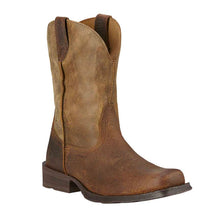 Load image into Gallery viewer, Ariat Men's Rambler Square Toe Western Boot- Earth / Brown Bomber