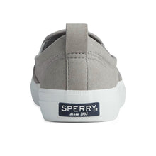 Load image into Gallery viewer, Sperry Women's Crest Twin Gore Leather Wave Perforated Sneaker- Grey