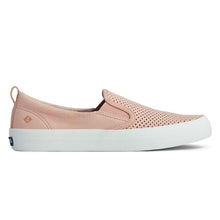 Load image into Gallery viewer, Sperry Women's Crest Twin Gore Leather Wave Perforated Sneaker- Peach