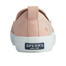 Load image into Gallery viewer, Sperry Women's Crest Twin Gore Leather Wave Perforated Sneaker- Peach
