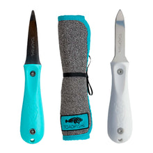 Load image into Gallery viewer, Toadfish Shucker's Bundle- Oyster Knife with Cloth