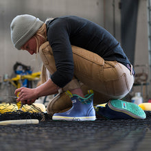 Load image into Gallery viewer, XTRATUF Women's Fishe®Wear Ankle Deck Boots- Purple / Totally Tarpon