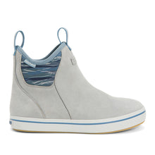 Load image into Gallery viewer, XTRATUF Women's Leather Ankle Deck Boots- Dolphin Gray / Beach Glass