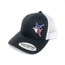 Load image into Gallery viewer, North Carolina Flag with Icon Embroidered Hat
