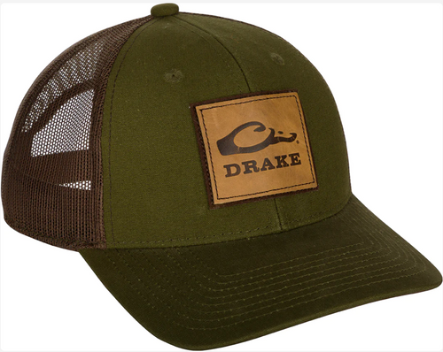 Drake Leather Patch Mesh Back Cap