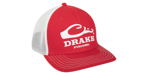 Drake DPF Stretch Fit Cap - Red/White