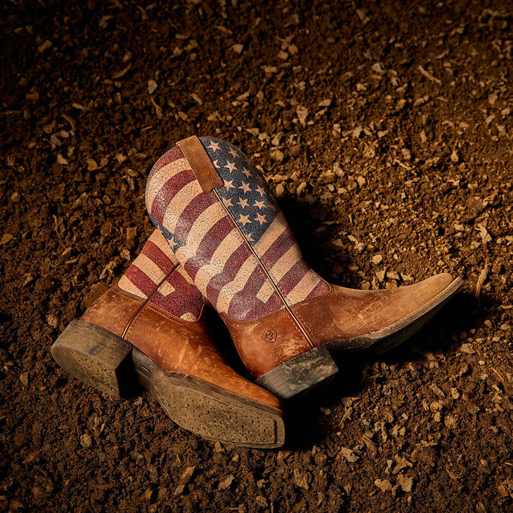 Ariat Women s Round Up Patriot Western Boot 264 Shoes and Apparel