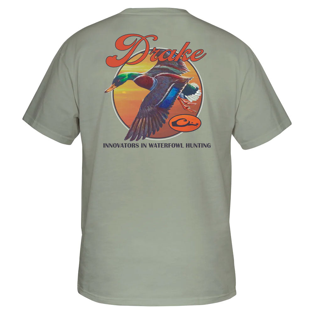 Drake Vintage Mallad T-Shirt- Desert Sage