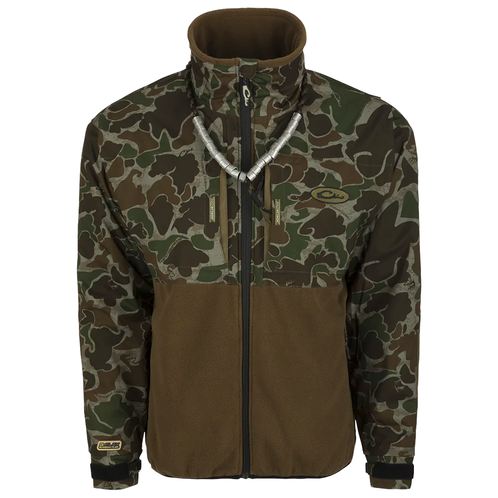 Drake Guardian Flex Fleece Eqwader Full Zip Old School