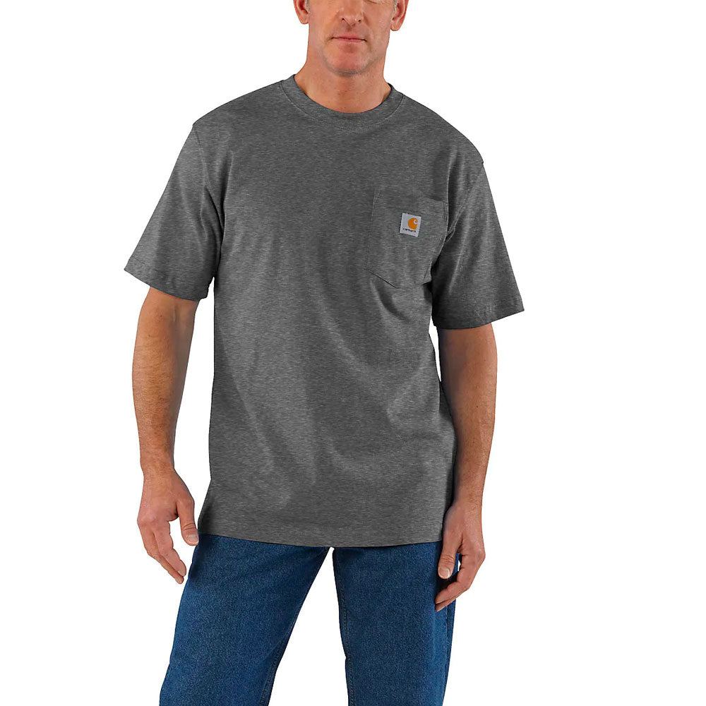 Carhartt Men's Loose Fit Heavyweight Short Sleeve Pocket T-Shirt