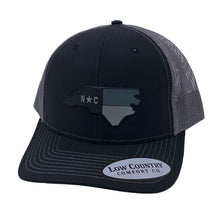 Load image into Gallery viewer, North Carolina Flag PVC Patch Trucker Hat
