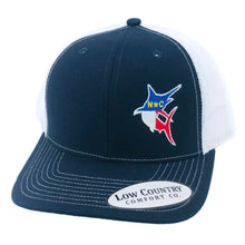 Load image into Gallery viewer, North Carolina Flag with Icon Embroidered Hat
