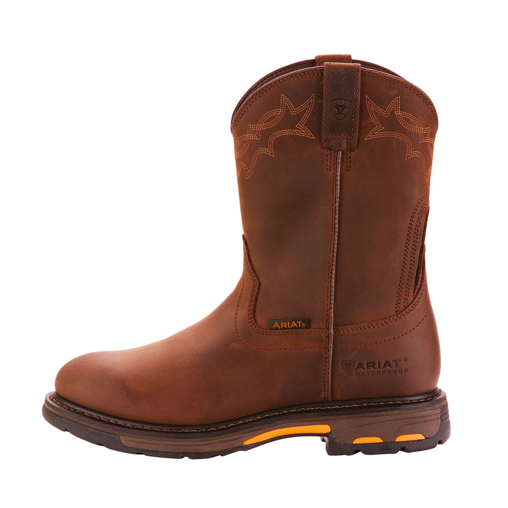 Ariat WorkHog Mesteno Waterproof Work Boots - Composite Toe, Wide Size
