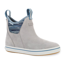 Load image into Gallery viewer, XTRATUF Women&#39;s Leather Ankle Deck Boots- Dolphin Gray / Beach Glass
